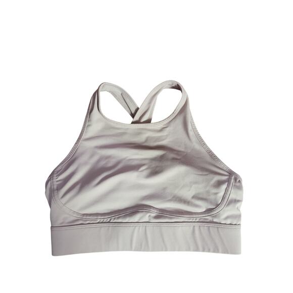 Fabletics Sports Bra M Womens Wireless Pullover Stretch Blush - Picture 1 of 5